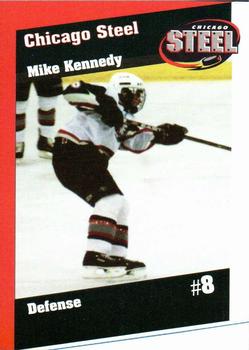2002-03 Chicago Steel (USHL) #13 Mike Kennedy Front