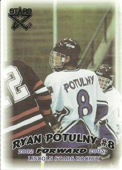 2002-03 Blueline Booster Club Lincoln Stars (USHL) #6 Ryan Potulny Front