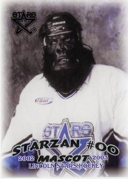2002-03 Blueline Booster Club Lincoln Stars (USHL) #29 Starzan Front