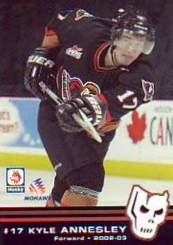 2002-03 Calgary Hitmen (WHL) #NNO Kyle Annesley Front