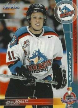 2002-03 Extreme Kelowna Rockets (WHL) Memorial Cup #NNO Jesse Schultz Front