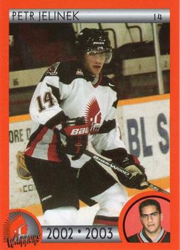 2002-03 Cartes, Timbres et Monnaies Sainte-Foy Moose Jaw Warriors (WHL) #10 Petr Jelinek Front