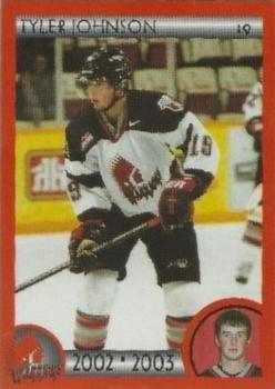 2002-03 Cartes, Timbres et Monnaies Sainte-Foy Moose Jaw Warriors (WHL) #13 Tyler Johnson Front