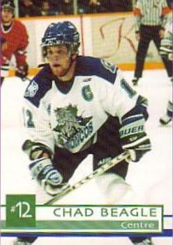 1998-99 Swift Current Broncos (WHL) #NNO Chad Beagle Front