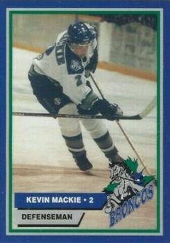 1996-97 Swift Current Broncos (WHL) #3 Kevin Mackie Front