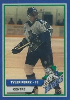1996-97 Swift Current Broncos (WHL) #13 Tyler Perry Front