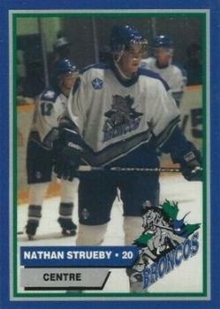 1996-97 Swift Current Broncos (WHL) #15 Nathan Strueby Front