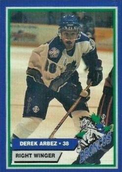 1996-97 Swift Current Broncos (WHL) #24 Derek Arbez Front