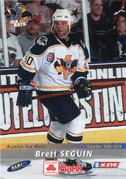 2002-03 Grandstand Austin Ice Bats (CHL) #NNO Brett Seguin Front