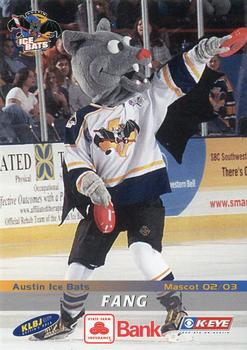 2002-03 Grandstand Austin Ice Bats (CHL) #NNO Fang Front