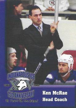 2002-03 Indianapolis Ice (CHL) #20 Ken McRae Front