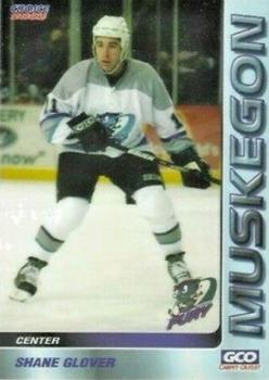 2002-03 Choice Muskegon Fury (UHL) #9 Shane Glover Front