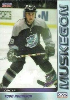 2002-03 Choice Muskegon Fury (UHL) #22 Todd Robinson Front