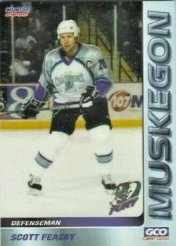 2002-03 Choice Muskegon Fury (UHL) #23 Scott Feasby Front