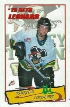 2002-03 Prince Albert Raiders (WHL) #NNO Seth Leonard Front