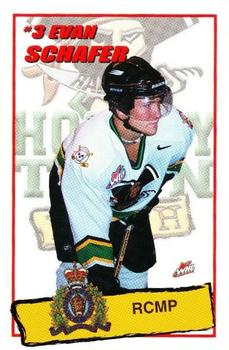 2002-03 Prince Albert Raiders (WHL) #NNO Evan Schafer Front