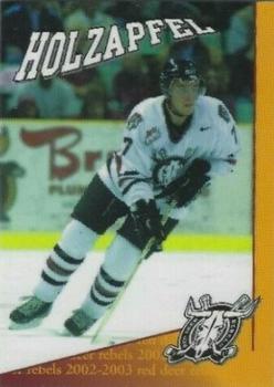 2002-03 Red Deer Rebels (WHL) #NNO Cody Holzapfel Front