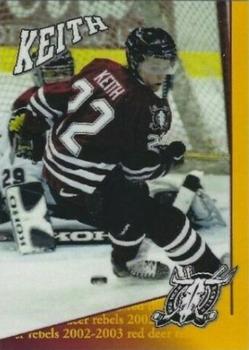 2002-03 Red Deer Rebels (WHL) #NNO Matt Keith Front