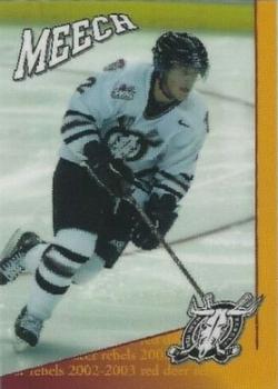 2002-03 Red Deer Rebels (WHL) #NNO Derek Meech Front