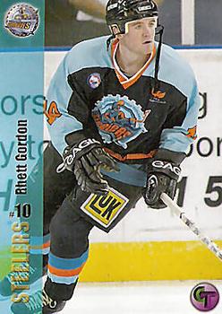 2002-03 Cardtraders Sheffield Steelers (BISL) #8 Rhett Gordon Front