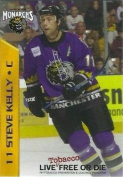 2003-04 Tobacco Prevention Manchester Monarchs (AHL) #NNO Steve Kelly Front