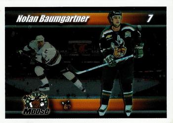 2003-04 Husky/Mohawk Manitoba Moose (AHL) #NNO Nolan Baumgartner Front