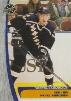 2003-04 Choice Norfolk Admirals (AHL) #20 Pavel Vorobiev Front