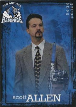 2003-04 Armadillo Homes San Antonio Rampage (AHL) #1 Scott Allen Front