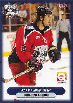 2003-04 Choice Syracuse Crunch (AHL) #2 Jamie Pushor Front