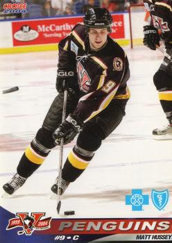 2003-04 Choice Wilkes-Barre/Scranton Penguins (AHL) #11 Matt Hussey Front
