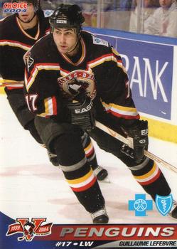 2003-04 Choice Wilkes-Barre/Scranton Penguins (AHL) #14 Guillaume Lefebvre Front