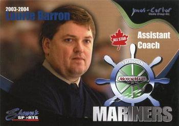 2003-04 Shawn's Sports Yarmouth Mariners (MJAHL) #26 Laurie Barron Front