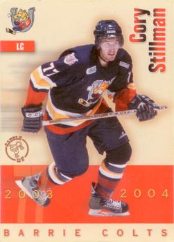 2003-04 Colts & Cops Barrie Colts (OHL) #NNO Cory Stillman Front