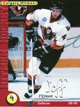 1998-99 Calgary Hitmen (WHL) #3 Jeff Feniak Front