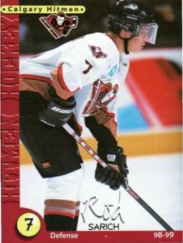 1998-99 Calgary Hitmen (WHL) #5 Rod Sarich Front