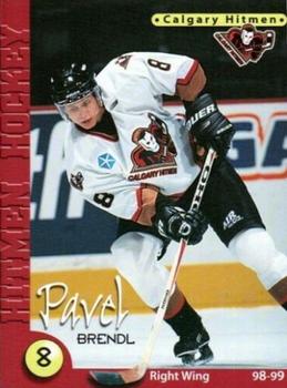1998-99 Calgary Hitmen (WHL) #6 Pavel Brendl Front