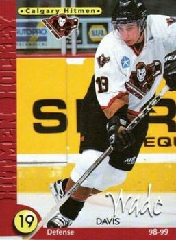 1998-99 Calgary Hitmen (WHL) #13 Wade Davis Front
