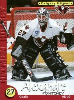 1998-99 Calgary Hitmen (WHL) #21 Alexander Fomitchev Front