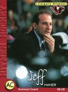 1998-99 Calgary Hitmen (WHL) #25 Jeff Maher Front