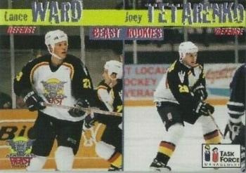1998-99 Beast of New Haven (AHL) #18 Joey Tetarenko / Lance Ward Front