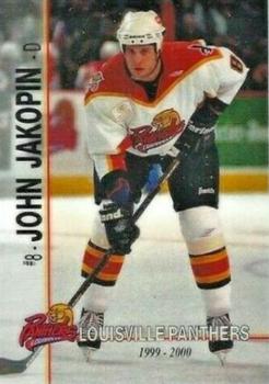 1999-00 Roox Louisville Panthers (AHL) #11 John Jakopin Front
