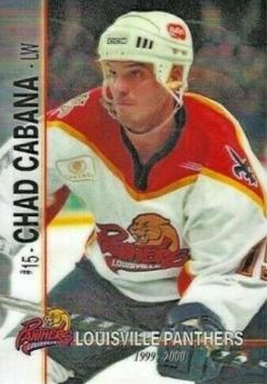 1999-00 Roox Louisville Panthers (AHL) #17 Chad Cabana Front