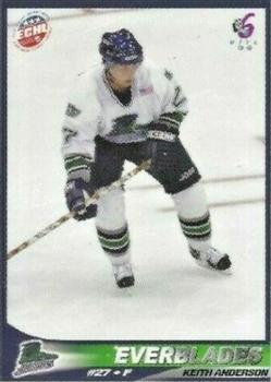 2001-02 Choice Florida Everblades (ECHL) #17 Keith Anderson Front