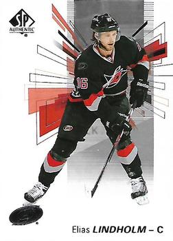 2016-17 SP Authentic #49 Elias Lindholm Front