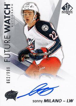 2016-17 SP Authentic #131 Sonny Milano Front
