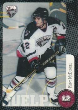 1999-00 Guelph Storm (OHL) #12 Kent McDonell Front