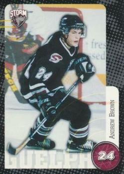 1999-00 Guelph Storm (OHL) #20 Andrew Brown Front