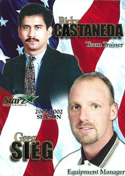 2001-02 Louisiana IceGators (ECHL) #NNO Ricky Casataneda / Greg Sieg Front