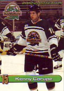2002-03 Louisiana IceGators (ECHL) #NNO Kenny Corupe Front