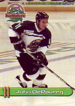 2002-03 Louisiana IceGators (ECHL) #NNO John DePourcq Front